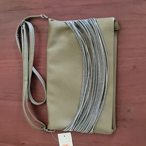 Funky Fold Over Clutch with Shoulder Strap